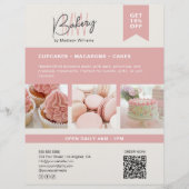 Flyer für das benutzerdefinierte Monogramm-Bakehol (Vorne)