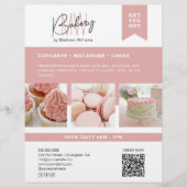 Flyer für das benutzerdefinierte Monogramm-Bakehol (Vorne)