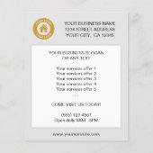 Flyer für das Werbeangebot für kundenspezifische F (Hinten)