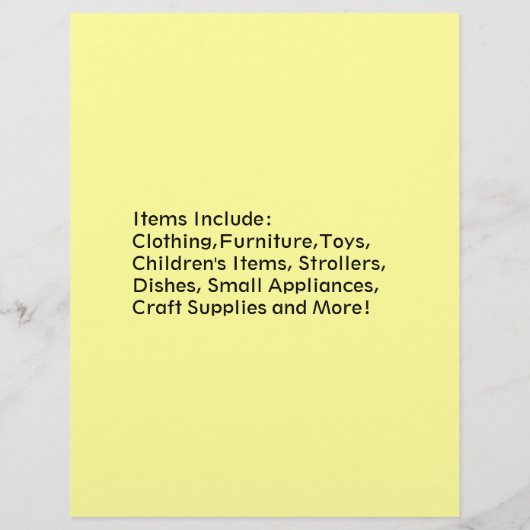 Flyer für den Augapfverkauf (Hinten)