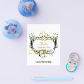 Flyer für den Business-Bereich in Gelb, Schwarz un (Einzeln)