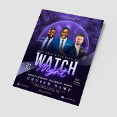 Flyer für den Kirchendienst in der Silvesternacht