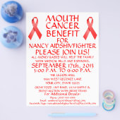 Flyer für den Mund-Krebs (Einzeln)