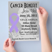 Flyer für den Personalisierten Nutzen von Krebs (Hand)