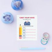 Flyer für den Studentenwahlkampf: Ihre Stimme abge (Einzeln)