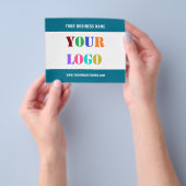 Flyer für den Text von Firmenlogos wählen Sie Farb (Gruppe)