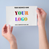 Flyer für die benutzerdefinierte Textwerbung für I (Handgriff)