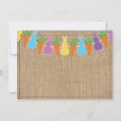 Flyer für die farbige Ostergebene und Minis-Fotogr Einladung (Rückseite)