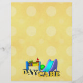 Flyer für die Kinderkrippe (Hinten)
