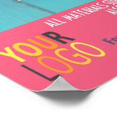 Flyer für die Meeresreinigung, soziale Wohltätigke Poster (Ecke)