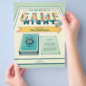 Flyer für die Spielabend (Hand)