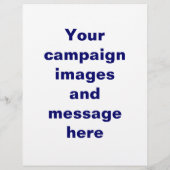 Flyer für die Wahlkampagne (Hinten)