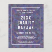 Flyer für eine Wohltätigkeit-Veranstaltung, Bazar  (Hinten)