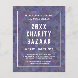 Flyer für eine Wohltätigkeit-Veranstaltung, Bazar 