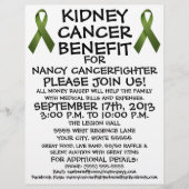 Flyer für einen individuellen Nierenkrebs (Vorne)