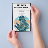 Flyer für elektrische Dienste (Handgriff)
