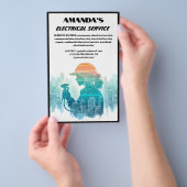 Flyer für elektrische Dienste (Handgriff)