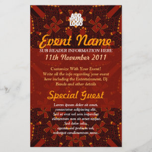 Flyer für Erdereignisse