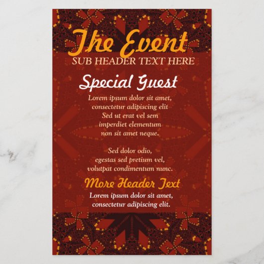 Flyer für Erdereignisse (Hinten)