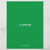 Flyer für Gartenpflege und Rasenpflege (Hinten)