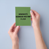 Flyer für Geschäftstreffen (Gruppe)