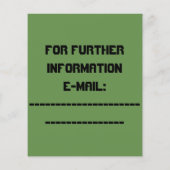 Flyer für Geschäftstreffen (Hinten)