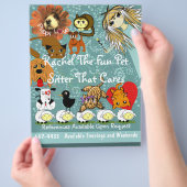 Flyer für Haustiere (Hand)