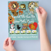 Flyer für Haustiere (Hand)