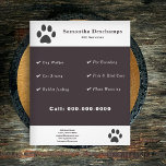Flyer für Haustiere<br><div class="desc">Ein Flyer mit Katzenpflaster-Illustrationen. Es ist vollständig anpassbar und eignet sich für alle Arten von Haustierdiensten wie Hundeschwalker,  Katzensitzer,  fütternd Kaninchen,  Fischpflege,  Vogelpflege,  Pflanze Tränken,  Haustier-Boarding,  etc. Sie können die Katzenpaare mit Ihrem Logo oder Foto ändern.</div>