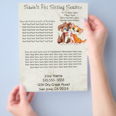 Flyer für Haustiere: Business (Hand)