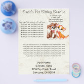 Flyer für Haustiere: Business (Einzeln)