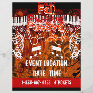 Flyer für Herbstfest-Halloween-Veranstaltung oder