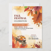 Flyer für Herbstfestivals Vorlage (Vorderseite)