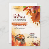 Flyer für Herbstfestivals Vorlage (Vorne/Hinten)