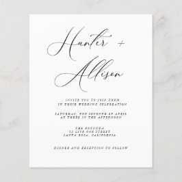 Flyer für Hochzeitsfeiern