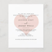 Flyer für Hochzeitsfeiern (Vorne)