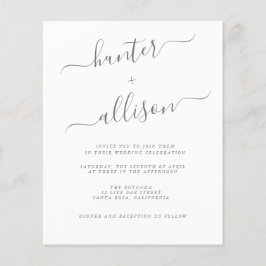 Flyer für Hochzeitsfeiern