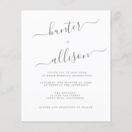 Flyer für Hochzeitsfeiern