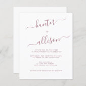 Flyer für Hochzeitsfeiern (Vorne/Hinten)