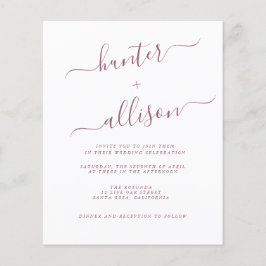 Flyer für Hochzeitsfeiern