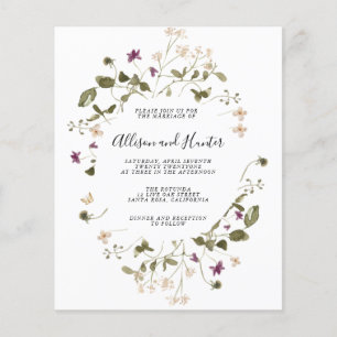 Flyer für Hochzeitsfeiern