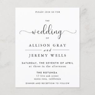 Flyer für Hochzeitsfeiern