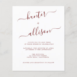 Flyer für Hochzeitsfeiern