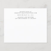 Flyer für Hochzeitsfeiern (Hinten)