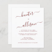 Flyer für Hochzeitsfeiern (Vorne/Hinten)