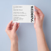 Flyer für Hochzeitsfeiern (Gruppe)