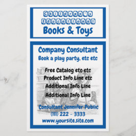 Flyer für Kinderproduktgeschäfte