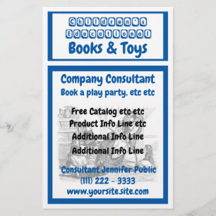 Flyer für Kinderproduktgeschäfte