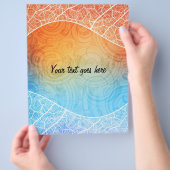 Flyer für kreatives Design (Hand)