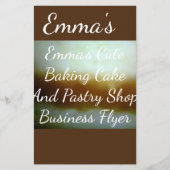 Flyer für Kuchen und Backwaren (Vorne)